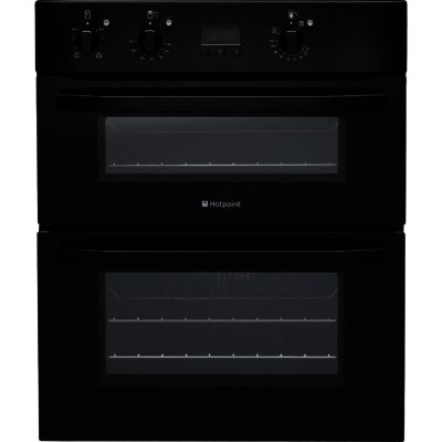 Hotpoint UH53KS Built Under Double Oven in Black Hotpoint UH53KS Built Under Double Oven in Black